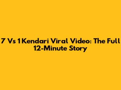 7 Vs 1 Kendari Viral Video: The Full 12-Minute Story