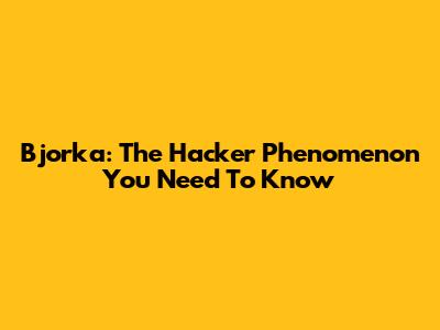 Bjorka: The Hacker Phenomenon You Need To Know