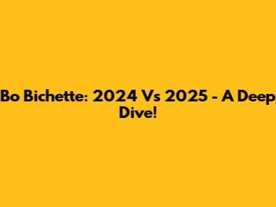 Bo Bichette: 2024 Vs 2025 - A Deep Dive!