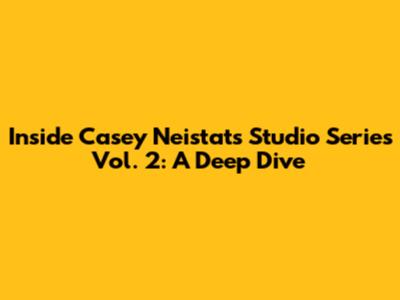 Inside Casey Neistat's Studio Series Vol. 2: A Deep Dive
