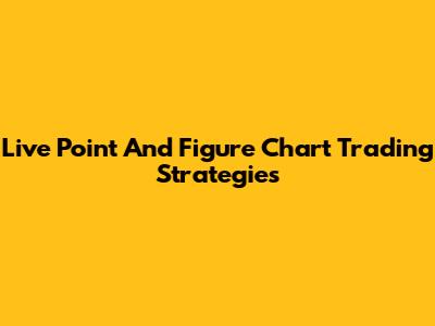Live Point And Figure Chart Trading Strategies