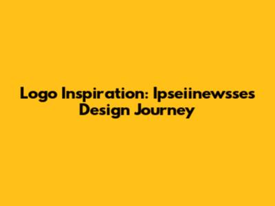 Logo Inspiration: Ipseiinewsse's Design Journey