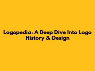 Logopedia: A Deep Dive Into Logo History & Design