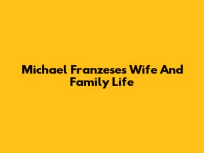 Michael Franzese's Wife And Family Life