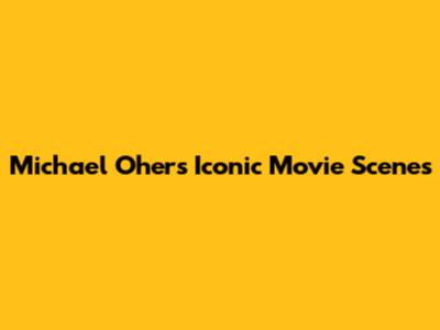 Michael Oher's Iconic Movie Scenes