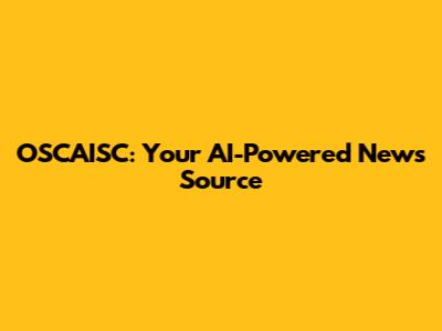 OSCAISC: Your AI-Powered News Source