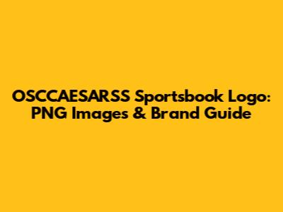 OSCCAESARSS Sportsbook Logo: PNG Images & Brand Guide