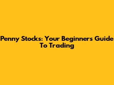 Penny Stocks: Your Beginner's Guide To Trading