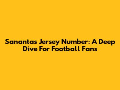 Sananta's Jersey Number: A Deep Dive For Football Fans