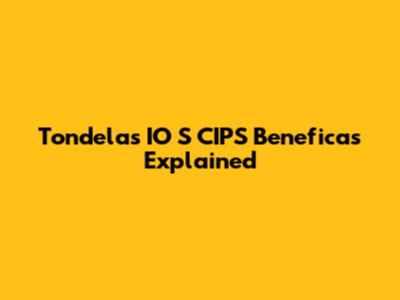 Tondela's IO S CIPS Beneficas Explained