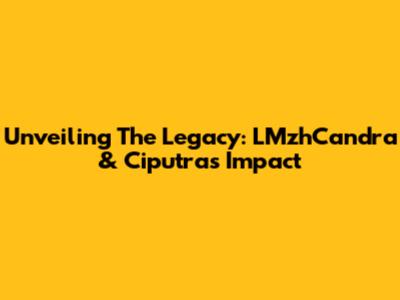 Unveiling The Legacy: LMzhCandra & Ciputra's Impact